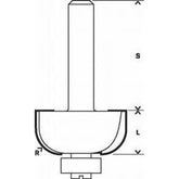 Bosch Cove / Core Box with bearing Router Bit | Bosch by KHM Megatools Corp.